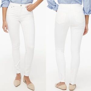J. Crew 8” Mid Rise Skinny Jeans Size‎ 27 White NEW
